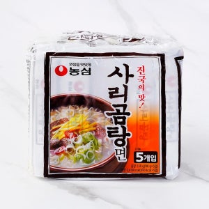메가마트 농심 사리곰탕면 진국의맛 110gx5개