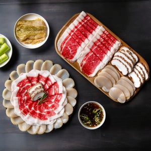 한우 차돌 관자 삼합 홈파티 집들이 밀키트