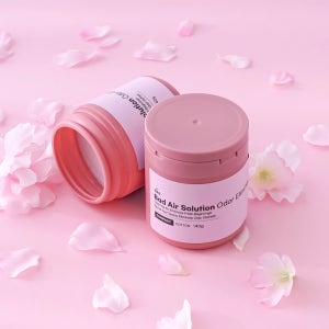 BAS 바스 차량용 실내용 탈취제 컴팩트 핑크 140g, 3개