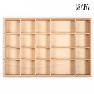 발도르프 교구 그라팟 만다라 팅커트레이 (19-211) 아기 유아 원목 장난감 유치원