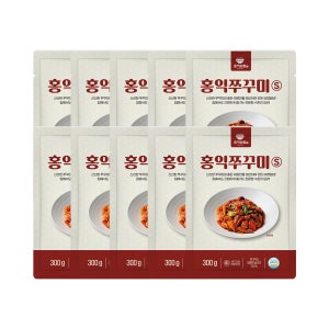 홍익쭈꾸미 양념 쭈꾸미 볶음 캠핑 요리 밀키트 맛집 300g, 10개