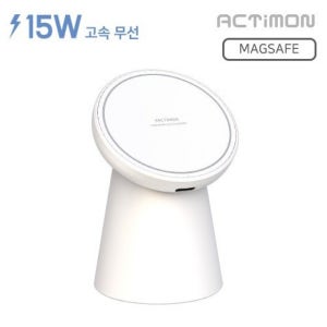거치대 무선 (C-TYPE) 고속 홈 맥세이프 15W 충전 엑티몬