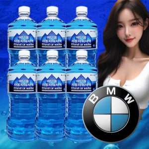 BMW 자동차 워셔액 에탄올 대용량 1.8L x 6개