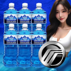 머큐리 자동차 워셔액 에탄올 대용량 1.8L x 6개