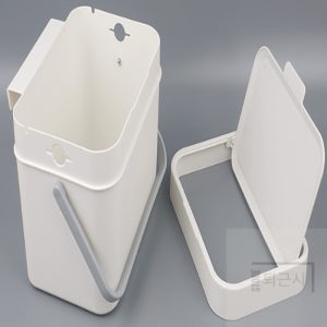 퇴근시 걸이형 쓰레기통 씽크대쓰레기통