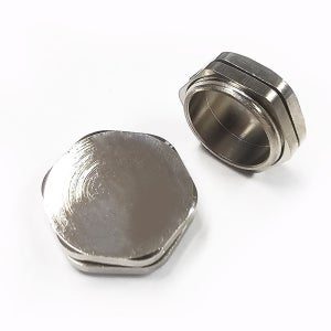 메탈 케이블 그랜드 플러그 PG16 방수 핵사곤 플러그 스크류 홀 스레드 고무링 너트포함