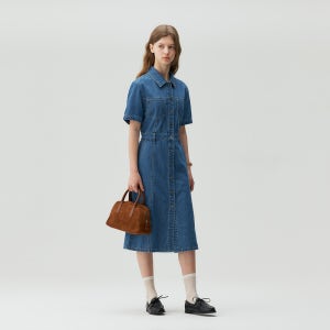 마인드브릿지 데님 원피스 MZOP3206