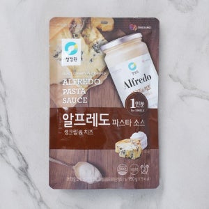 메가마트 대상 청정원 싱글파우치 알프레도소스 150g