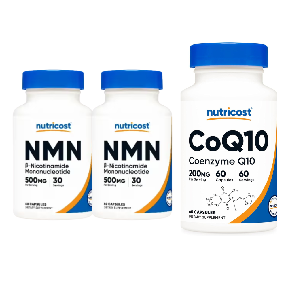 뉴트리코스트 NMN 500mg 60캡슐 코큐텐 200mg 60캡슐 세트