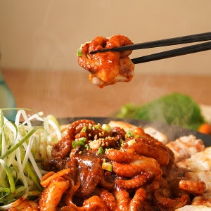 팔팔쭈꾸미 매콤 양념 쭈꾸미 볶음 캠핑 음식 요리 밀키트 맛집 500g, 10개