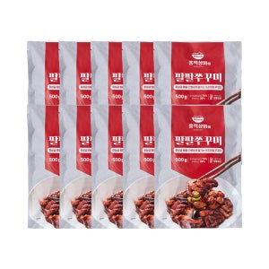 팔팔쭈꾸미 매콤 양념 쭈꾸미 볶음 캠핑 음식 요리 밀키트 맛집 500g, 10개