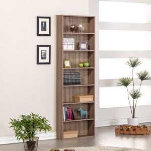 모던 H1800 책장 600x150x1800mm, 7단, 아카시아