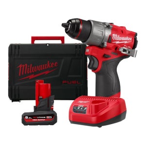 밀워키 M12 FPD2-501X 충전 해머드릴 12V 5.0Ah 고출력 배터리 1개 세트