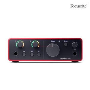 포커스라이트 Scarlett Solo 4th 스칼렛 4세대 오디오인터페이스 스칼렛 3년보증AS