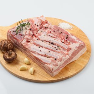 한돈 통삼겹살 구이 보쌈 수육 바베큐용 냉장, 5kg, 1개