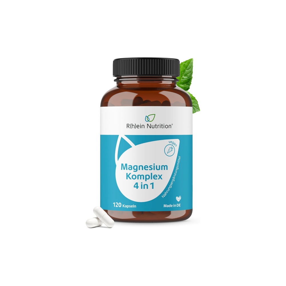 R(h)ein Nutrition Vegan <b>Magnesium</b> Complex 비건 <b>마그네슘</b> 복합제 120캡슐