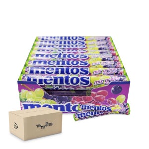 멘토스 믹스 그레이프 37.5g x 24개 (1박스-6통)