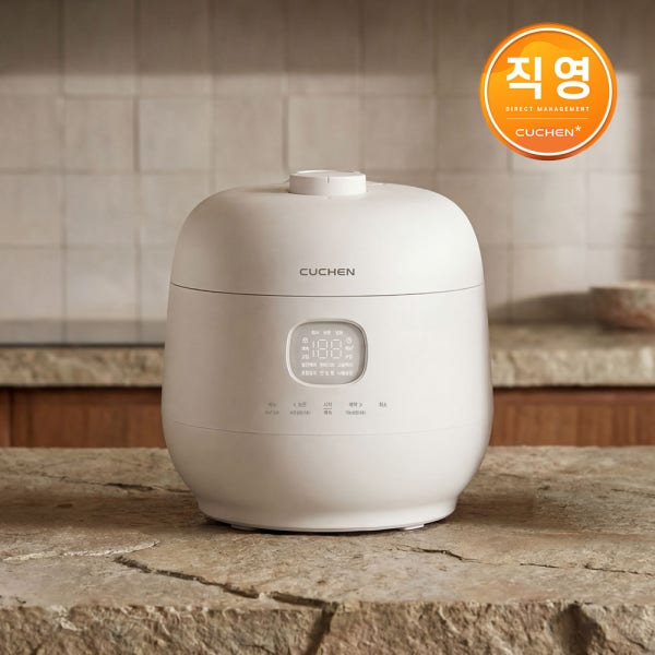 쿠첸 브레인 풀스텐 듀얼프레셔 6인용 IH전기압력밥솥 CRT-TWS0630W