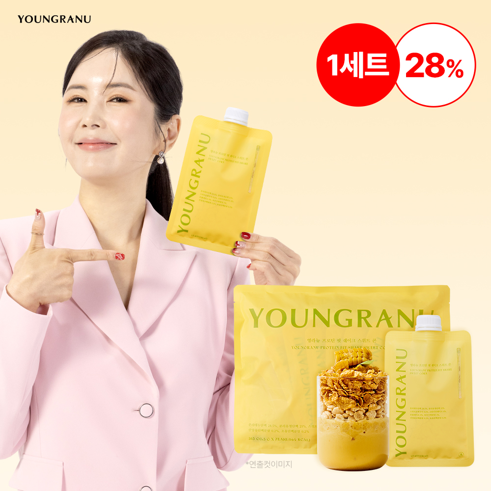 영라뉴 프로틴 핏 쉐이크 스위트콘, 7포, 1개