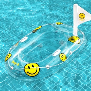 BAY-B 유아동 투명 튜브 키즈 어린이 해피 보트 물놀이 대형 튜브