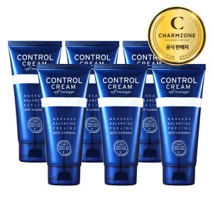 참존 콘트롤 크림 셀프 마사지 딥클렌징 각질제거 150ml, 6개