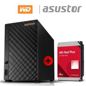 아수스토어 DRIVESTOR 2 Lite AS1102TL 4TB (WD Red Plus 4TB X 1개) 기초셋팅 원격지원 대원씨티