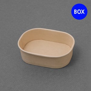 직사각컵(크라프트)용기R150 (박스/300개)
