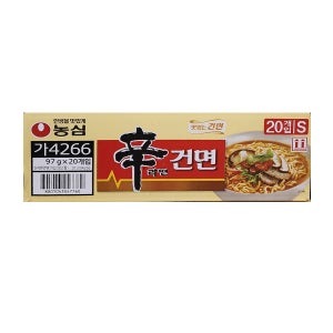 코스트코 농심 신라면 건면 97g x 20개입