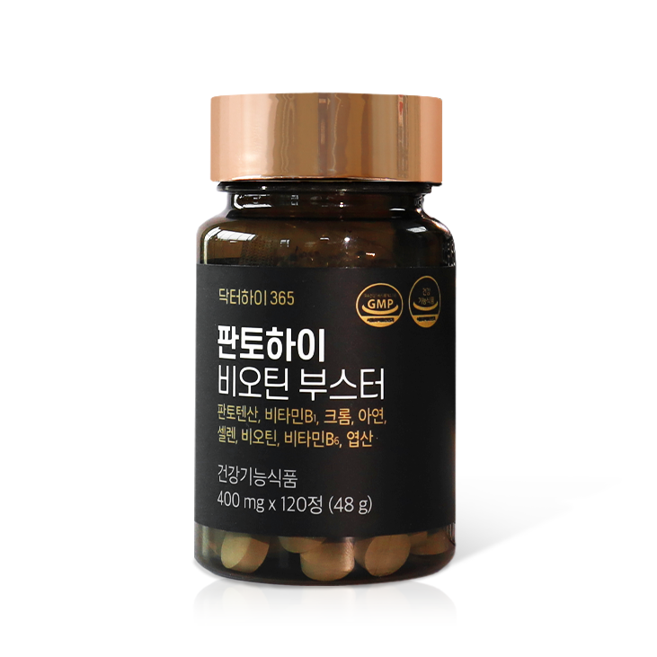 <b>닥터하이</b>365 판토하이 비오틴 부스터 400mg x 120정