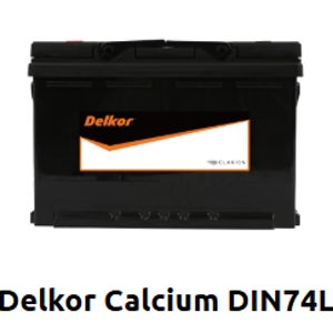 델코 DIN74L 차량용 밧데리 아반떼AD K3 QM3 QM5 자동차 배터리
