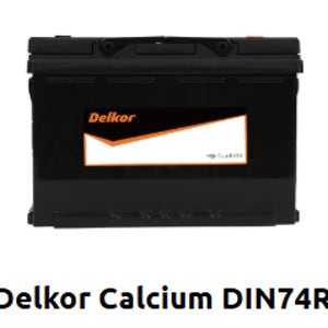 델코 밧데리 DIN74R 하이브리드 시동용 배터리