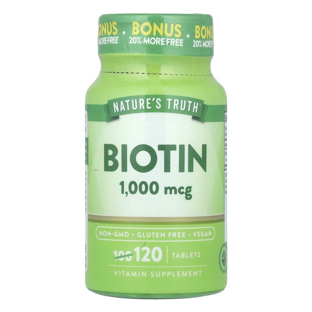 네이처스트루스 <b>비오틴 1000mcg</b> 120타블렛