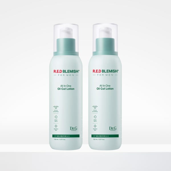 [1+1] 닥터지 레드 블레미쉬 포 맨 올인원 오일 컷 로션 150mL