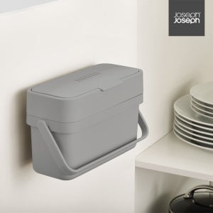 조셉조셉 냄새차단 음식물쓰레기통4L 싱크대 걸이휴지통 음식물통