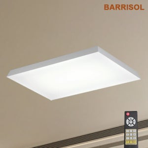 친환경 유럽산 바리솔 라비 미드솔 엣지 직사각 거실등 LED 150W 디밍 리모컨