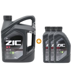더 K9 3.8 가솔린 엔진오일 지크 X7 5W30 7L 합성 엔진오일