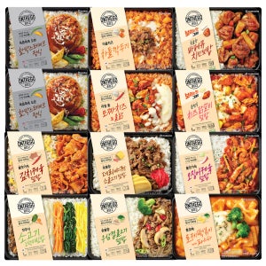 [디디마트] 알뜰 12종 도시락 세트 온더고 냉동도시락 직장인 간편도시락