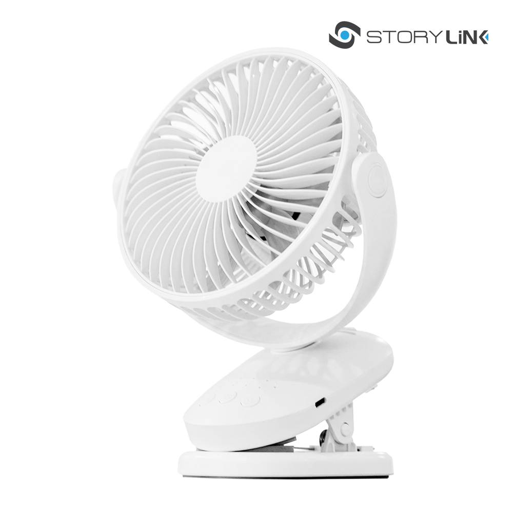집게형 클립형 자동회전 탁상용 선풍기 무선 선풍기 캠핑 사무실 책상 책상용 미니 소형