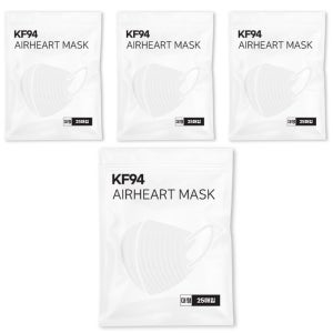 에어하트 새부리형 마스크 대형 KF94 4개 x 25개입