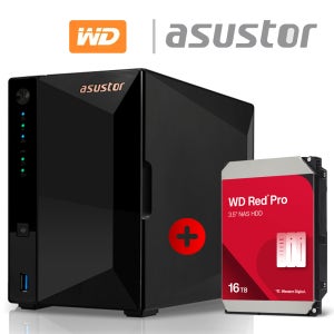 아수스토어 DRIVESTOR 4 Pro AS3302T v2 16TB (WD Red Pro 16TB X 1개) 기초셋팅 원격지원 대원씨티에스