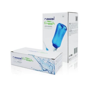 나잘후레쉬 500ml 전용 코세척기 +2.7g 코세척분말 2포 + 거치대 포함 코청소 약국