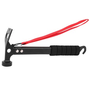 JAMIROWN 자캠 스틸해머 단조팩 망치 텐트 타프 로프 다용도