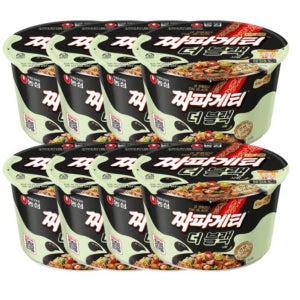 짜장라면 짜장컵라면 짜파케티 더블랙 간식 식사대용 90gX8개