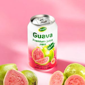 구아바주스 생과일 무방부제 무설탕 구아바 NFC 착즙 프리미엄 주스 음료 330ml 24개