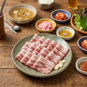 한돈 대패 삼겹살 옛날 냉삼 냉동, 500g, 10개