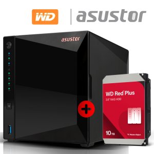 아수스토어 DRIVESTOR 4 Pro AS3304T v2 10TB (WD Red Plus 10TB X 1개) 기초셋팅 원격지원 대원씨티에스