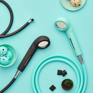 [SET] 퓨어썸 컬러샤워기 샤워호스 민트초코