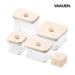 [세트구성] 바퀜 마하 진공밀폐용기 스타터 세트5종(웜)