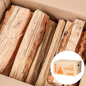 포스타 캠핑 국산 참나무 장작 불쏘시개 불멍 10KG