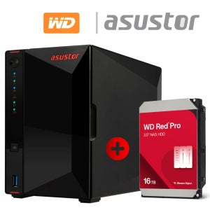 아수스토어 NIMBUSTOR 2 Gen2 AS5402T 16TB (WD Red Pro 16TB X 1개) 기초셋팅 원격지원 대원씨티에스